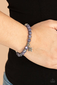 Bracelet Stretchy,Butterfly,Favorite,Purple,Butterfly Wishes Purple  ✧ Bracelet