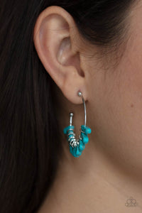 Blue,Earrings Hoop,Turquoise,Poshly Primitive Blue ✧ Earrings