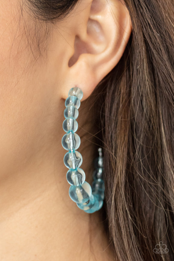 In The Clear Blue ✧ Hoop Earrings Hoop Earrings