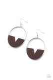 Island Breeze Brown ✧ Wood Earrings Earrings