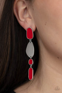 Earrings Post,Red,Deco By Design Red ✧ Post Earrings