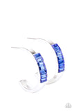 Bursting With Brilliance Blue ✧ Hoop Earrings Hoop Earrings