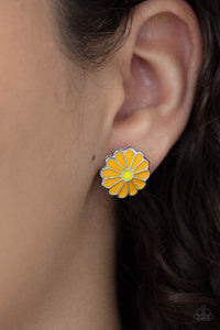 Earrings Post,Orange,Budding Out Orange ✧ Post Earrings