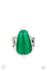 Glimpses of Malibu,Green,Ring Wide Back,Newport Nouveau Green ✧ Ring