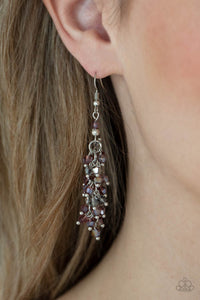 Earrings Fish Hook,Purple,Celestial Chandeliers Purple ✧ Earrings