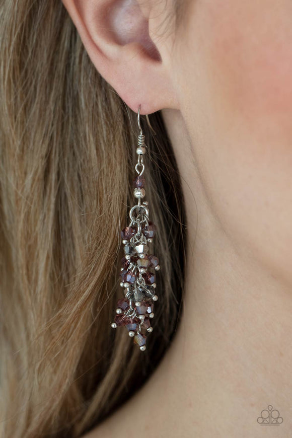 Celestial Chandeliers Purple ✧ Earrings Earrings