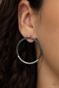 Black,Earrings Post,Gunmetal,Spot On Opulence Black ✧ Post Earrings