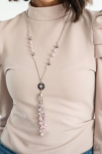 Light Pink,Necklace Long,Pink,Tasseled Treasure Pink ✨ Necklace