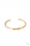 Keep Calm and Believe Gold  ✧ Bracelet Bracelet