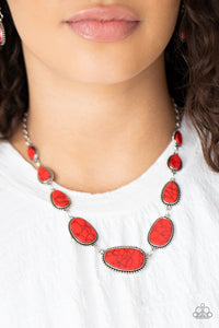 Necklace Short,Red,Sets,Elemental Eden Red ✧ Necklace