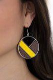 Dont Be MODest Yellow ✧ Wood Earrings Earrings