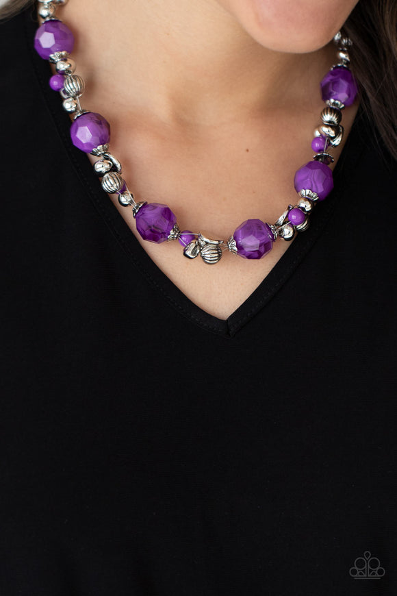 Vidi Vici VACATION Purple ✨ Necklace Short