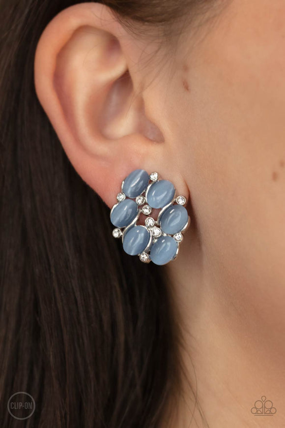 Row, Row, Row Your YACHT Blue ✧ Clip-On Earrings Clip-On Earrings