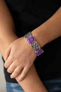 Bracelet Stretchy,Purple,Colorful Coronation Purple  ✧ Bracelet