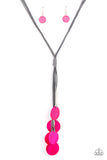 Tidal Tassels Pink ✨ Necklace Long