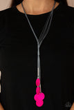 Tidal Tassels Pink ✨ Necklace Long