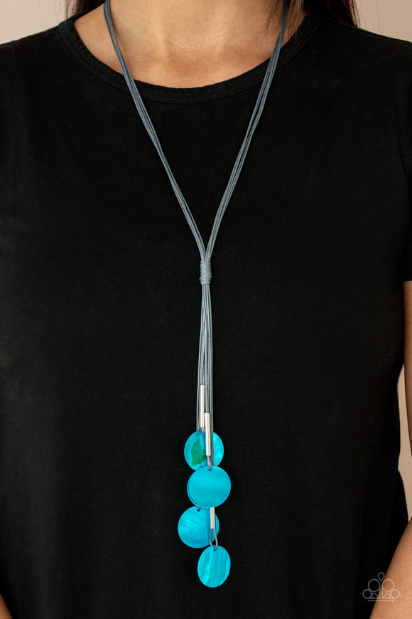 Tidal Tassels Blue ✨ Necklace Long