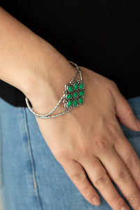 Bracelet Cuff,Green,Happily Ever APPLIQUE Green  ✧ Bracelet