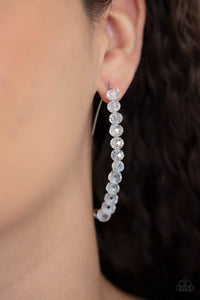 Earrings Hanging Post,Iridescent,White,GLOW Hanging Fruit White ✧ Iridescent Earrings