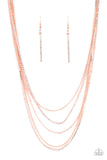 Dangerously Demure Copper ✨ Necklace Short