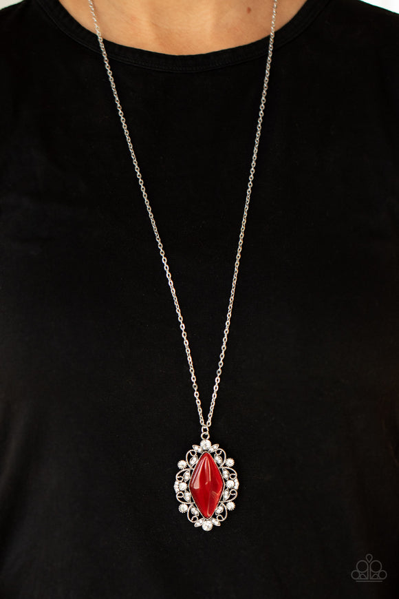 Exquisitely Enchanted Red ✨ Necklace Long