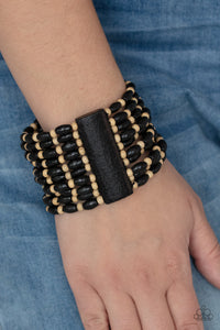 Black,Bracelet Stretchy,Bracelet Wooden,Wooden,Cayman Carnival Black  ✧ Bracelet