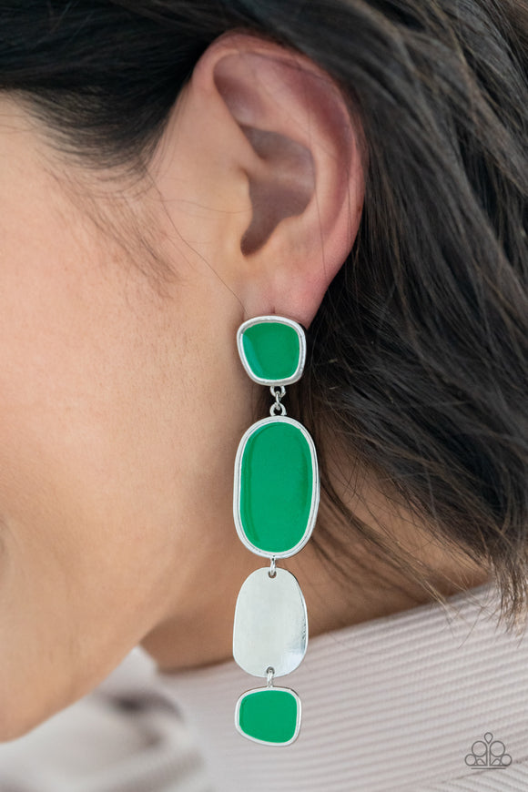All Out Allure Green ✧ Post Earrings Post Earrings