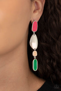 Earrings Post,Multi-Colored,Deco By Design Multi ✧ Post Earrings