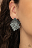 Square With Style Black ✧ Post Earrings Post Earrings