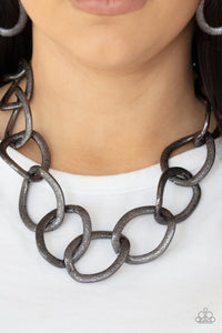 Black,Hematite,Necklace Short,Industrial Intimidation Black ✨ Necklace