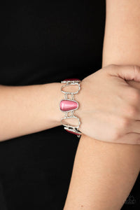 Bracelet Clasp,Cat's Eye,Pink,Yacht Club Couture Pink ✧ Bracelet