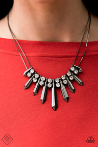 Black,Gunmetal,Magnificent Musings,Necklace Short,Sets,Dangerous Dazzle ✧ Necklace