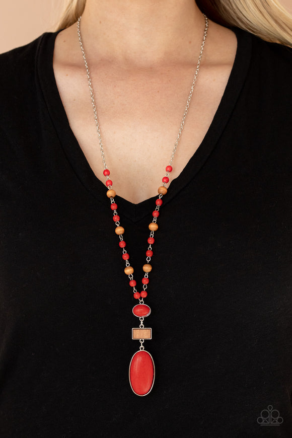 Naturally Essential Red ✨ Necklace Long