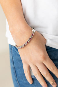 Bracelet Hinged,Light Pink,Pink,White,Toast to Twinkle Pink ✧ Bracelet