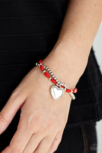 Bracelet Stretchy,Red,Candy Gram Red  ✧ Bracelet
