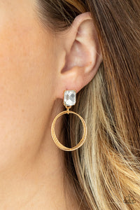 Earrings Post,Gold,Prismatic Perfection Gold ✧ Post Earrings