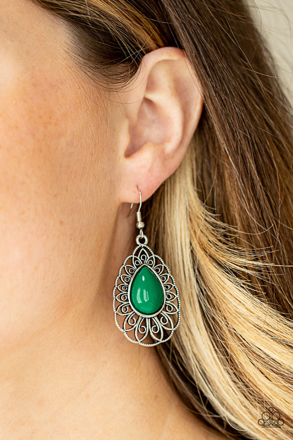 Dream STAYCATION Green ✧ Earrings Earrings