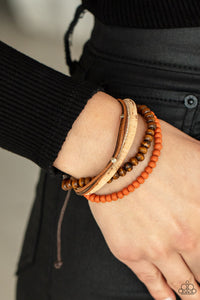 Bracelet Knot,Orange,Urban Bracelet,STACK To Basics Orange ✨ Urban Bracelet