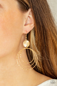 Earrings Fish Hook,Gold,Universal Rehearsal Gold ✧ Earrings