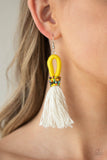 The Dustup Yellow ✧ Tassel Seed Bead Earrings Earrings