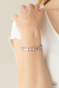 Bracelet Stretchy,Light Pink,Pink,Dimensional Dazzle Pink  ✧ Bracelet