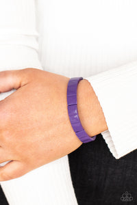 Bracelet Stretchy,Purple,Material Movement Purple ✧ Bracelet