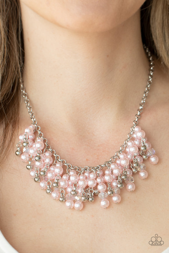 Elegant With Pearls - 🌸 EXCLUSIVE QUALITY PEARLS available This one 3  times in length of a regular sized necklace. Can wear in multiple ways. AA  grade purplish pink pearls, Size 10-9mm,