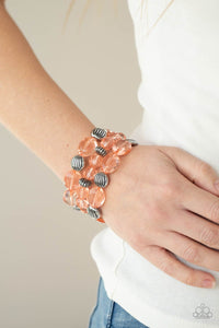 Bracelet Stretchy,Orange,Crystal Charisma Orange  ✧ Bracelet