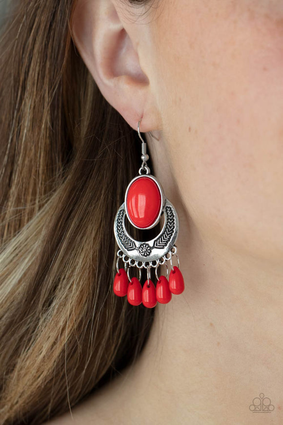 Prairie Flirt Red ✧ Earrings Earrings