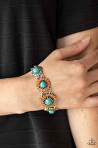 Bracelet Clasp,Orange,Turquoise,Bodaciously Badlands Orange ✧ Bracelet