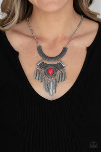 Necklace Short,Red,Desert Devotion Red ✨ Necklace