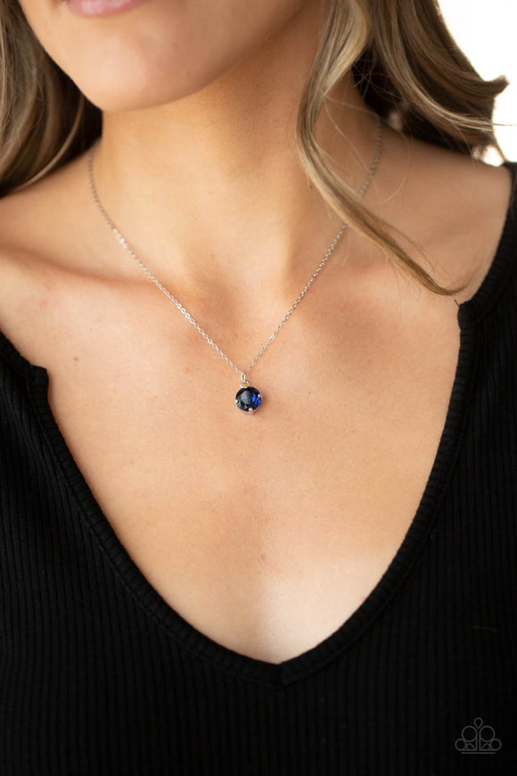 Undeniably Demure Blue ✨ Necklace Short
