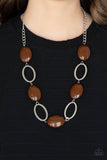 Beachside Boardwalk Brown ✨ Necklace Long
