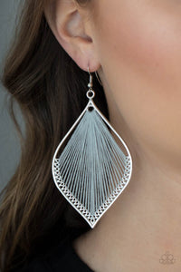 Earrings Fish Hook,Gray,Silver,String Theory Silver ✧ Earrings